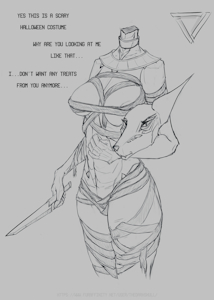 Halloween Sketch by TheDarkSkull