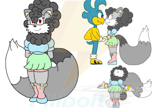 Cloudia the Arctic Fox by Filibolt