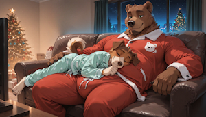 Bruce - The Babysitter by natsu1313