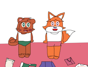 Mitzi And Vivian Strip Down To Their Undies by jeremycrimson