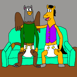 Two Bros and a Sofa by PuffyTail33