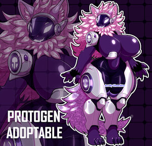 [ADOPTABLE] / Chubby Andromeda Protogen by Sheecktor