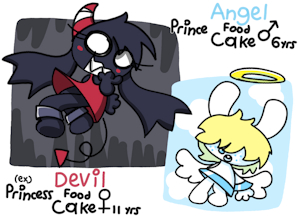 Devil and Angel by FarFletchedArt