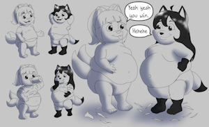 Eating contest by Maxicoon