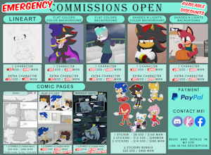 EMERGENCY Commissions Open ! (Available Discounts) by SilverTyler25