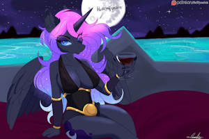 She Owns The Night (SFW) by AuroraFang