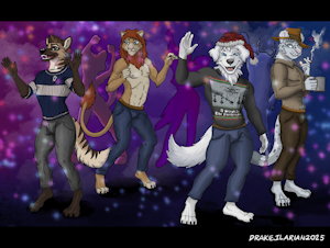 Christmas with friends by valereth