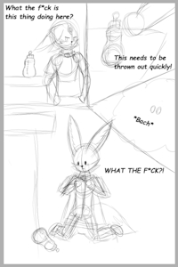 Foreign object (sketch) by LegionSilv