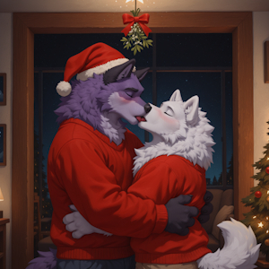 Xmas Kiss by yisikopato