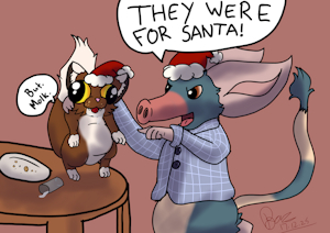 Milk thief! by BazBilby