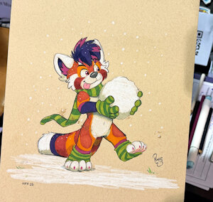 Archer at Winter by pandapaco