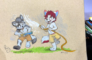 Water Fight Rules by pandapaco