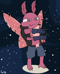 Moth Gift by Squitoo