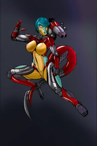 2025 11 Weretober 22 mechanical sfw by DrQube