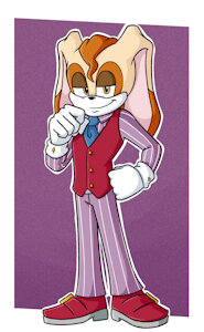 Vanilla the rabbit genderswap - Extract the rabbit by Slaan6