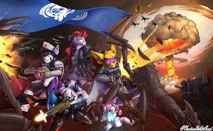 The 67th Cub-Divers Corps (Art by Machinewithsoul) by TsunderePanda