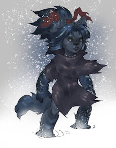 Julius in the snow by XXXBL00DWOLFXXX