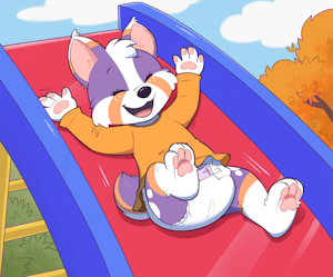 Park Slide Lynx -By pastelberry- by DanielMania123