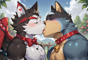 Husk and Bandit by SparklyPanda