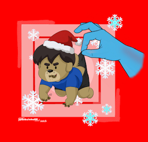 They said not to eat the cookies before Christmas dinner&hellip; but he clearly ignored it. by bobzinhoBR