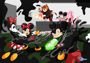Mickey and Crew's AI Takedown (#NOAIGENDISNEY) by LeydenTheWolf