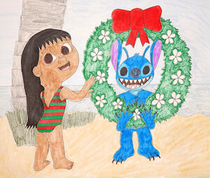 Mele Kalikimaka by MrRoseLizard