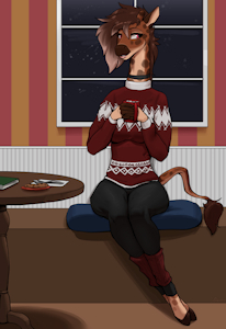 Cozy Christmas Hot Chocolate - SFW Wing-It by gewitter