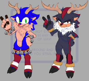 Sonic The Reindeer by TheDoomLoveAuBoys