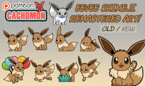 EEVEE SHIMEJI UPDATE - ALL FRAMES REMASTERED [D/L] by BlackCachomon