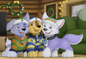 Holiday Pups! 4 by Chocky25