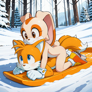 Sledding by CandyBunny