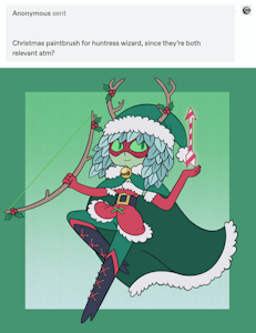Christmas Huntress Wizard by Itoruna