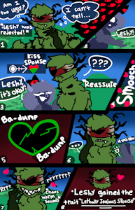 Wait- LESHY NO-! by MonsterousRabbit