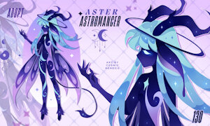 Aster Astromancer - Open - ADOPT by CosmicNemesis09