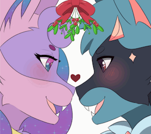 Under the Mistletoe by DedicatedYokai