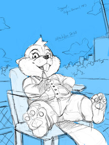 Sketch 476 - Nibbles Maplestick by WinickLim