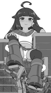 Andrea's building boot bust by AlloyRabbit