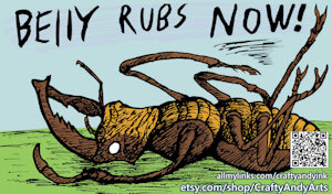 Belly_Rubs_NOW_INK_by_CraftyAndy by CraftyAndyArt