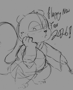 HAPPY NEW YEAR EVERYNYAN by Tamaro