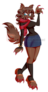Werewolf Lady adoptable by NoriNoir