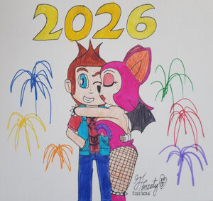 Happy new year 2026 ! by Furryfanzety
