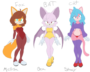 Blazey's Mobian Adopts! (Sold) by BlazeymixTheBun