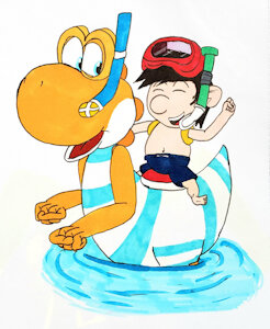 Summer buddies by Balloonbouncer