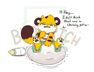 Cleansing potion by BoredomWithFriends