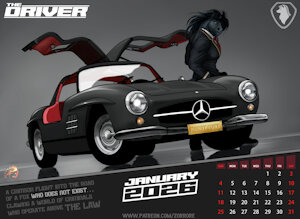 Driver Calendar 2026 -- January by ZorroRe