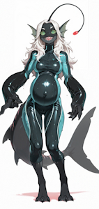 Cerati in maternity wetsuit [ManicMoon raffle] by MisterFluffums