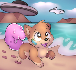 [C] Aron at the beach by UniaMoon