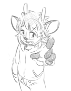 A dear friend gifted me a sketch by Nasuki