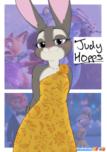 Judy hopps zootopia 2 dress Fin by DDDAfterDark