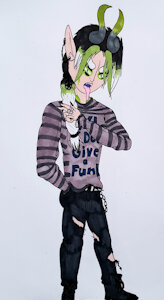 Goth Manic by Balloonbouncer